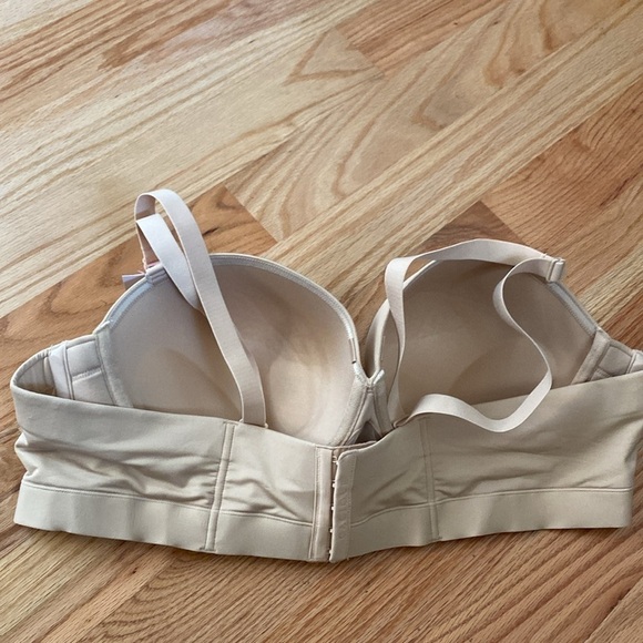 NWT Cacique Comfort Bliss Lightly Lined Multi-Way Strapless Bra 48B, 42C Nude - Picture 9 of 12